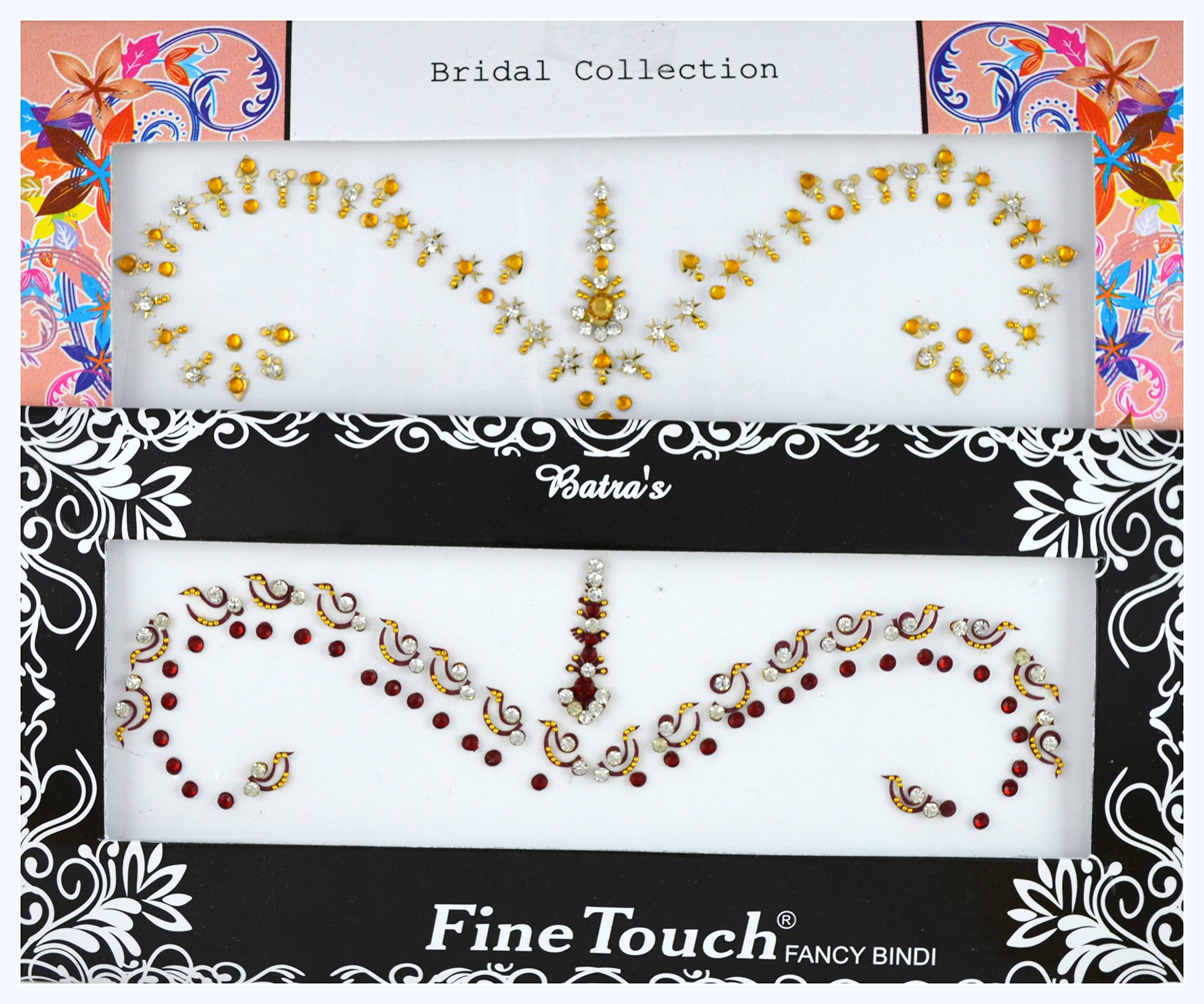 Avx Fashion Bridal Crystal Bindis Temporary Tattoo Body Stickers Many Sizes