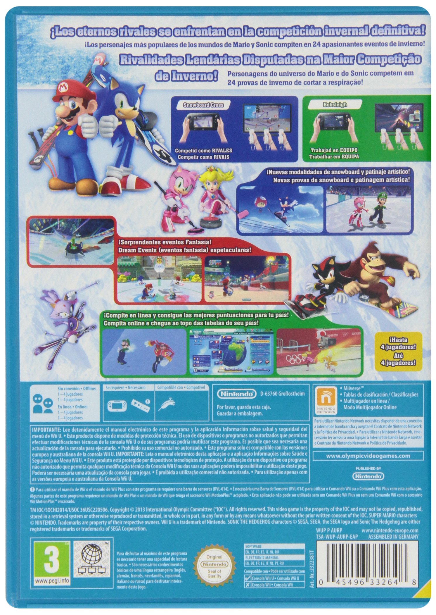 Mario & Sonic en Juegos Olímpicos de Invierno Sochi 2014