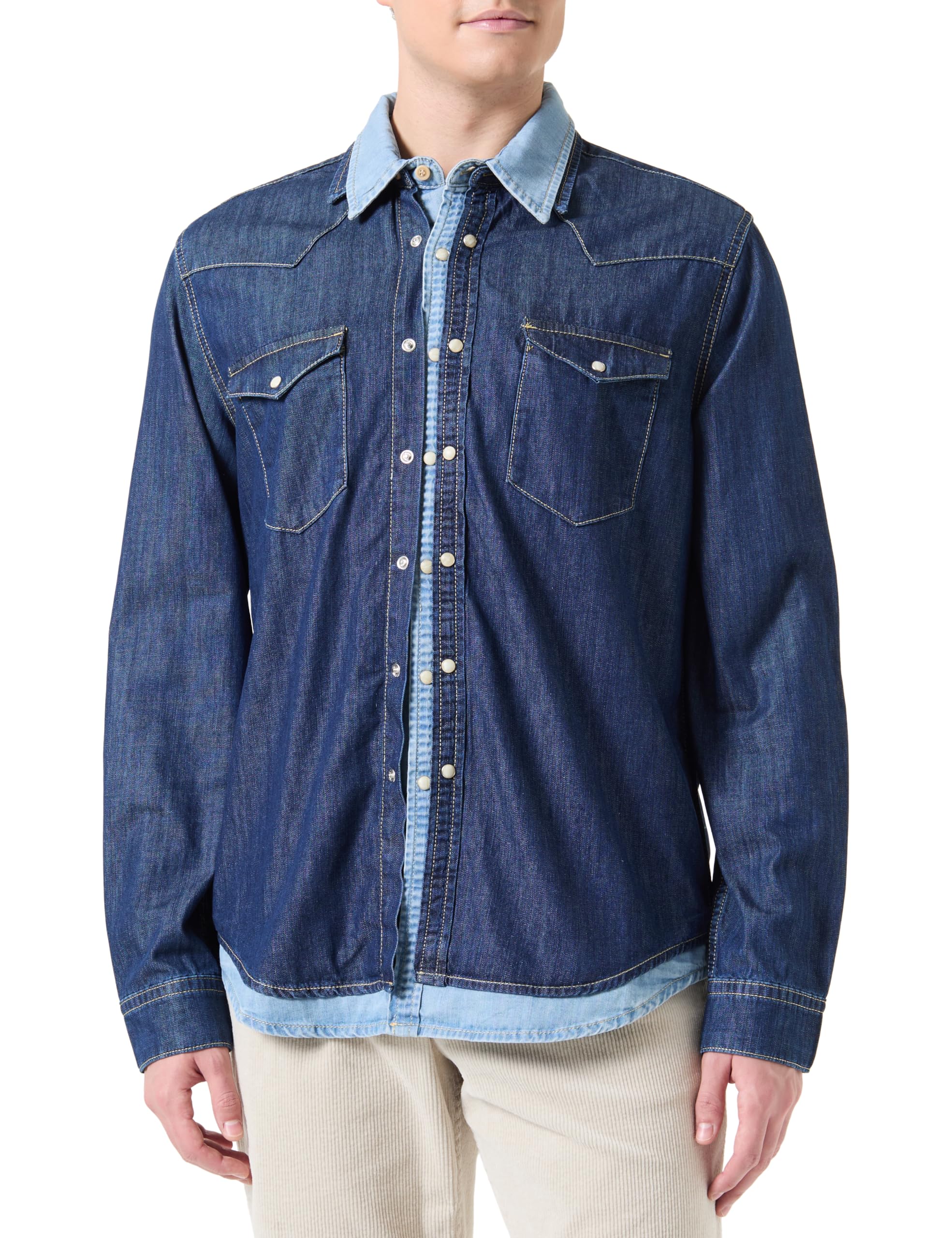 Desigual MAN Template, 5053 Denim MEDIUM WASH, XL