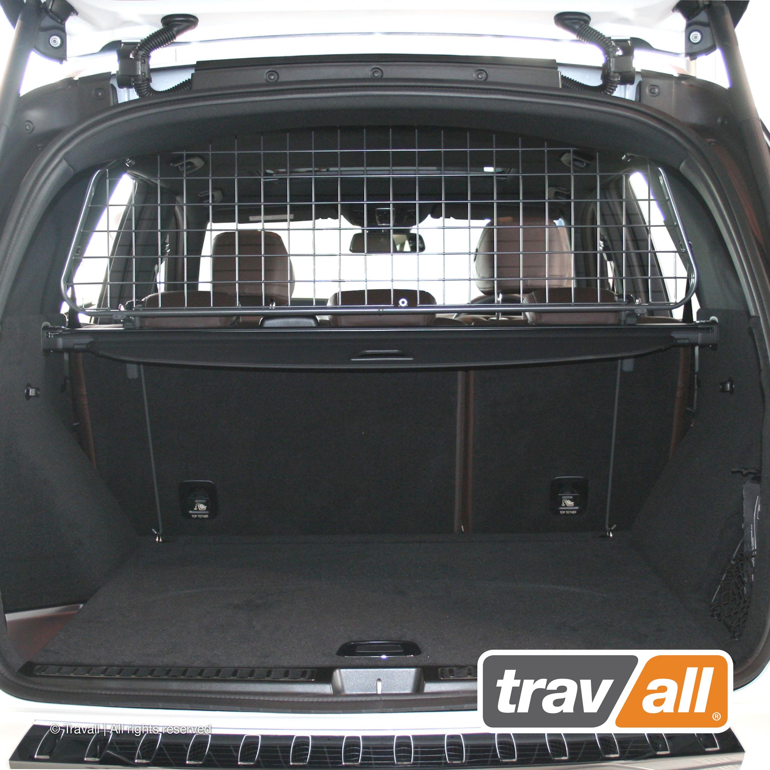 TravallDog Barrier Compatible with Mercedes GLE (2015-2019) Vehicle Specific Trunk Guard Tailored Fit Luggage Pet Barrier Separator Heavy Duty Powder Coated Steel