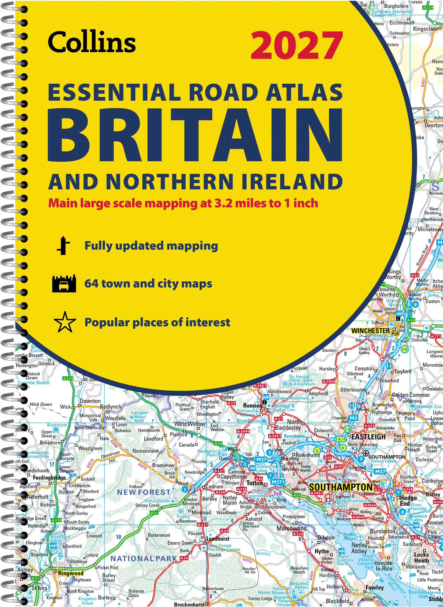 Collins Essential Road Atlas Britain and Northern Ireland 2027 (A4 Spiral): Clear, easy-to-read mapping (Collins Road Atlas)
