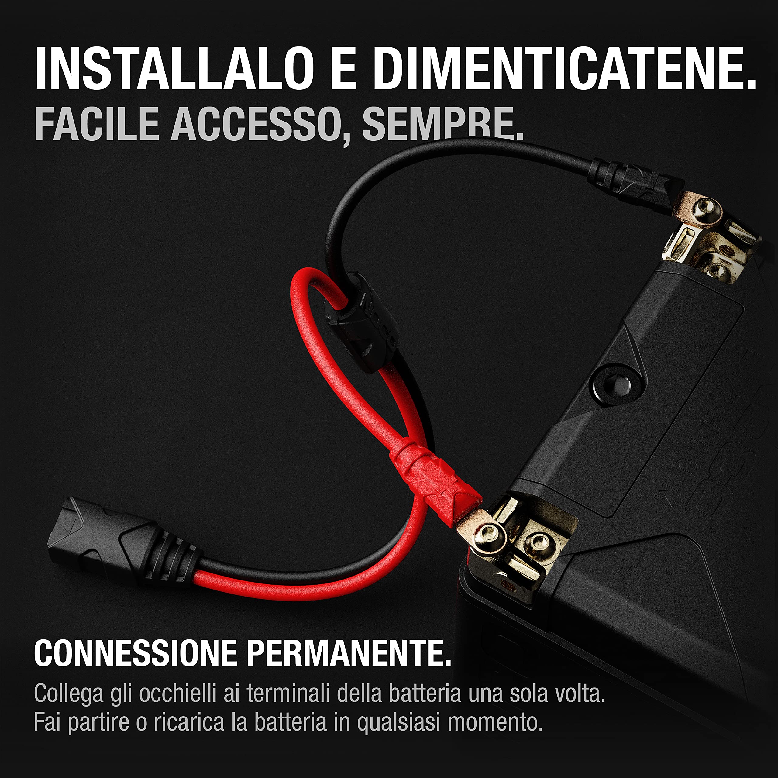 NOCO GBC007 Cavo di Prolunga con Adattatore X-Connect da 47 Centimetri per Dispositivi di Avviamento di Emergenza Boost UltraSafe al Litio GB20, GB40, GB50 e GBX45