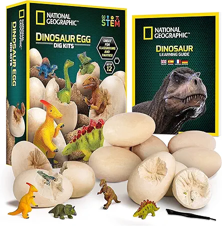 NATIONAL GEOGRAPHIC Dinosaur Dig Kit - 12 Dino...