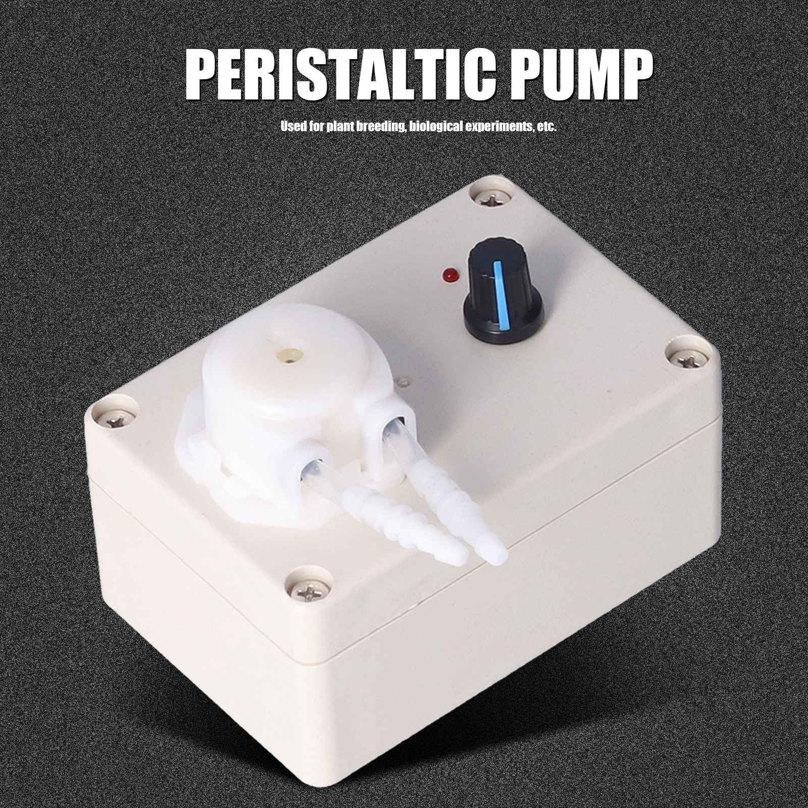 Titration Pump, Accurate Fine Tuning Convenient Disassembly Industrial Peristaltic Pump, Single Pump Head Design Peristaltic Pump, for Liquid US Plug AC100V?240V