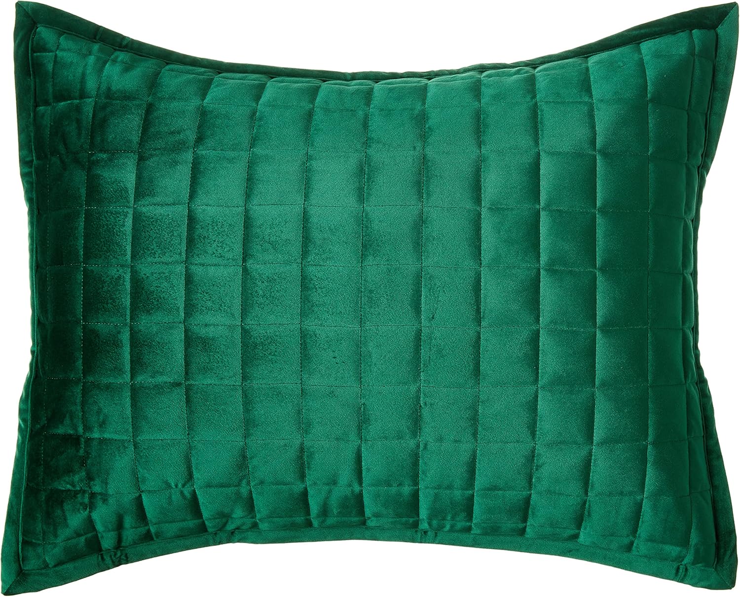 🔥 Hot Deals Tribeca Living FLORENCEQUIKIEG Florence Velvet Oversized Solid Quilt Set, King, Emerald Green 70% Off Everything Tribeca Living FLORENCEQUIKIEG Florence Velvet Oversized Solid Quilt Set, King, Emerald Green