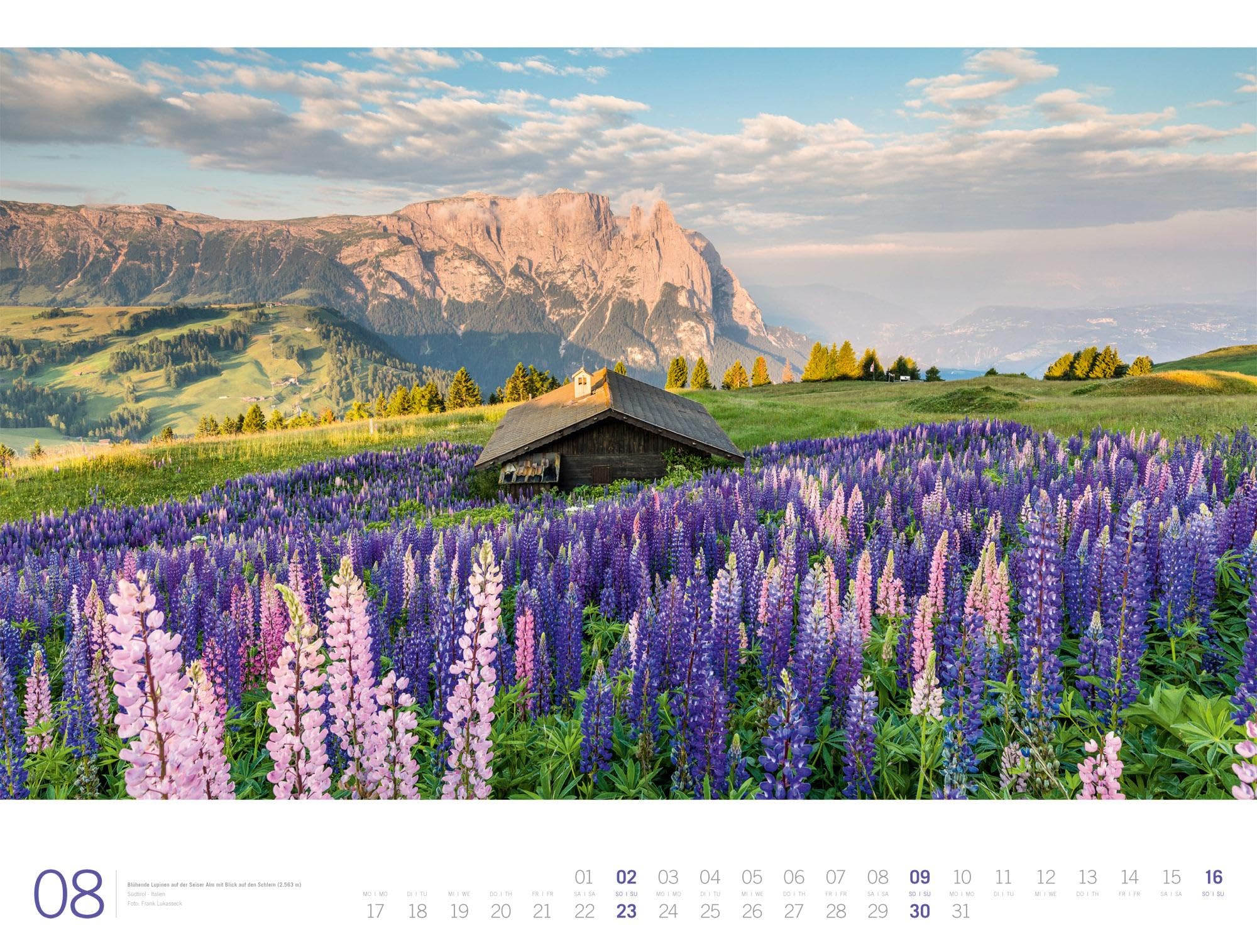 Alpen Gallery Kalender 2026 | Bildstarker Berge-Kalender im großen Querformat (66x50 cm) | Berge und Natur im Großformat
