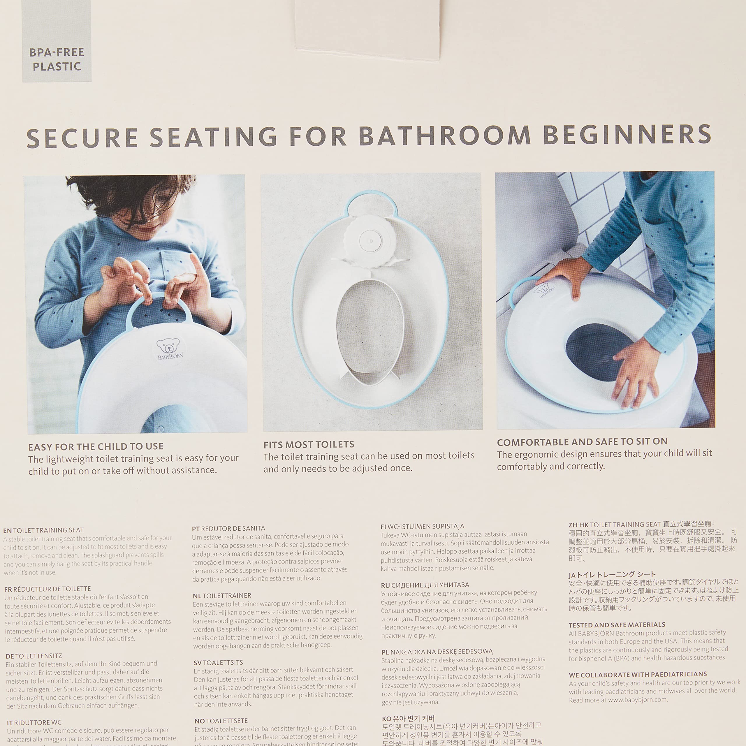 BABYBJÖRN Riduttore WC, Bianco/Turchese