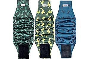 Premium Belly Bands for Male Dogs - Comfort and Protection for Incontinence and Training