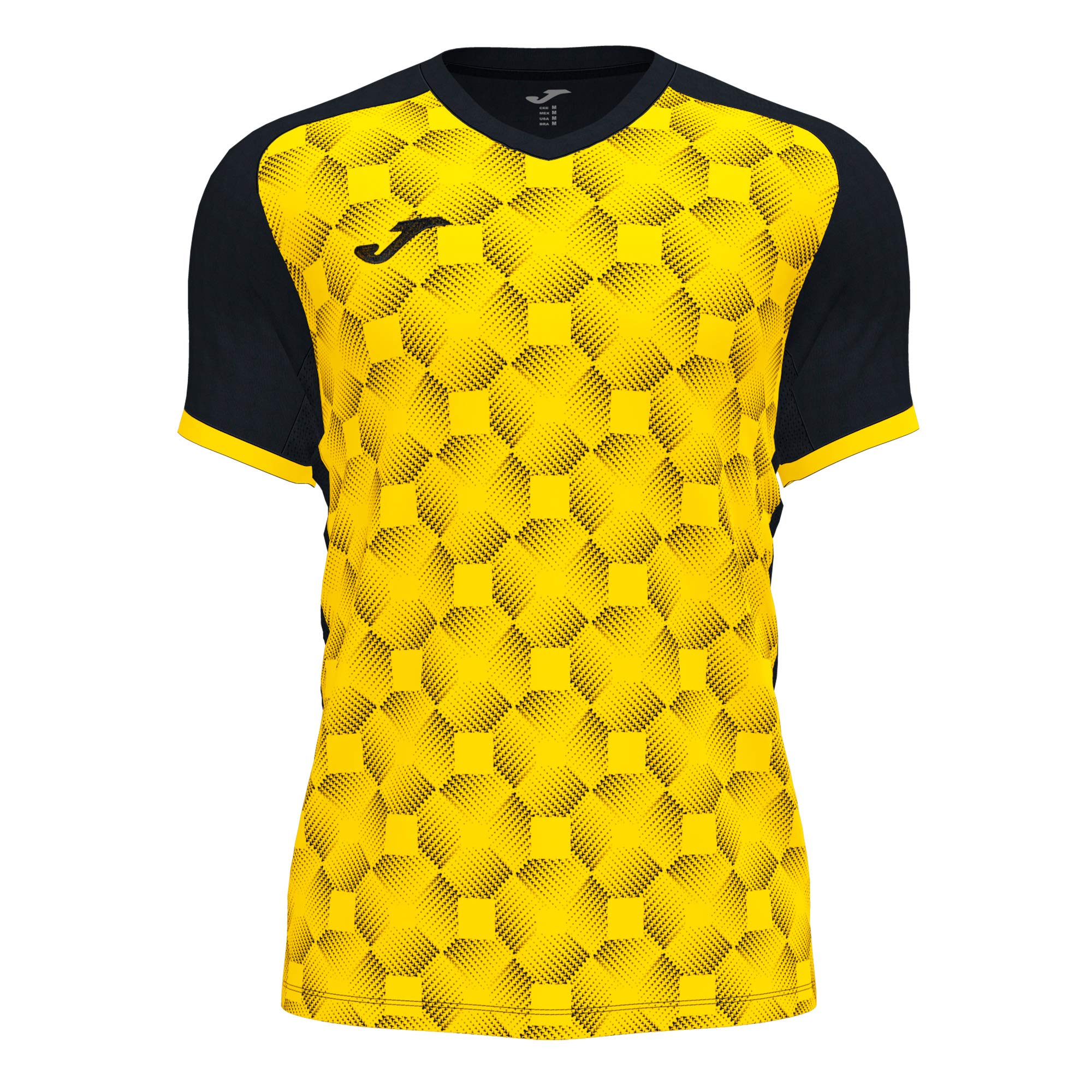 Joma Junior Supernova Iii Ss Jersey Black/Yellow