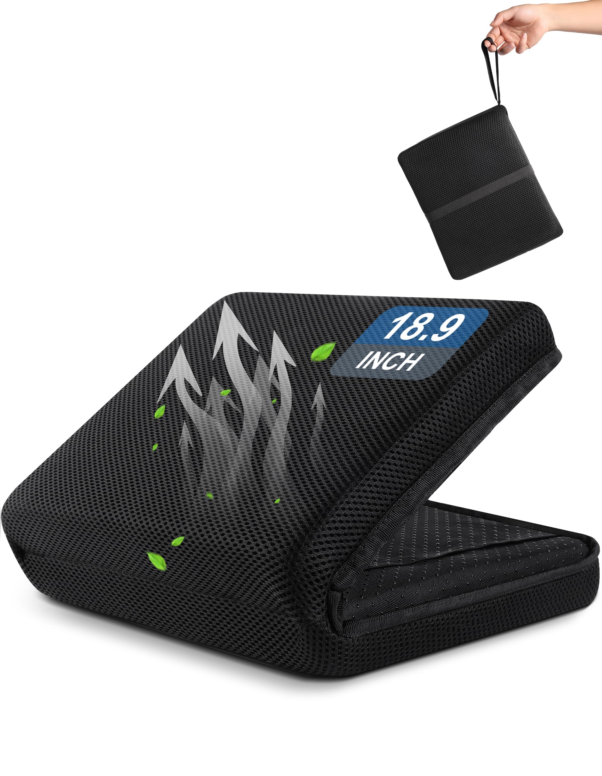 Photo 1 of FASTMOMENT Portable Foldable Seat Cushion - Black