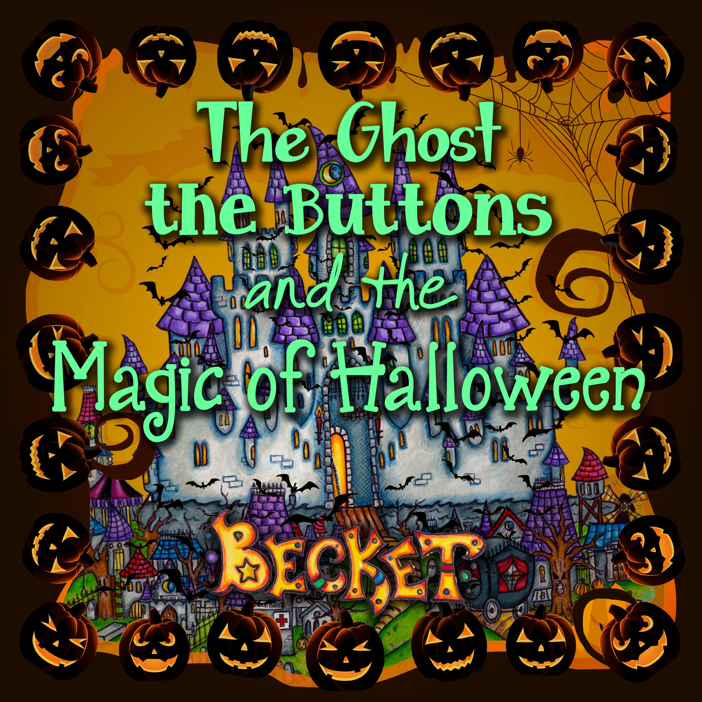 Cover art for The Ghost, the Buttons, and the Magic of Halloween