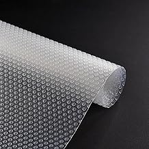 50 x 150 cm Cut to Size Drawer Mat - Washable Film for Cupboard, Drawer or Fridge - Transparent