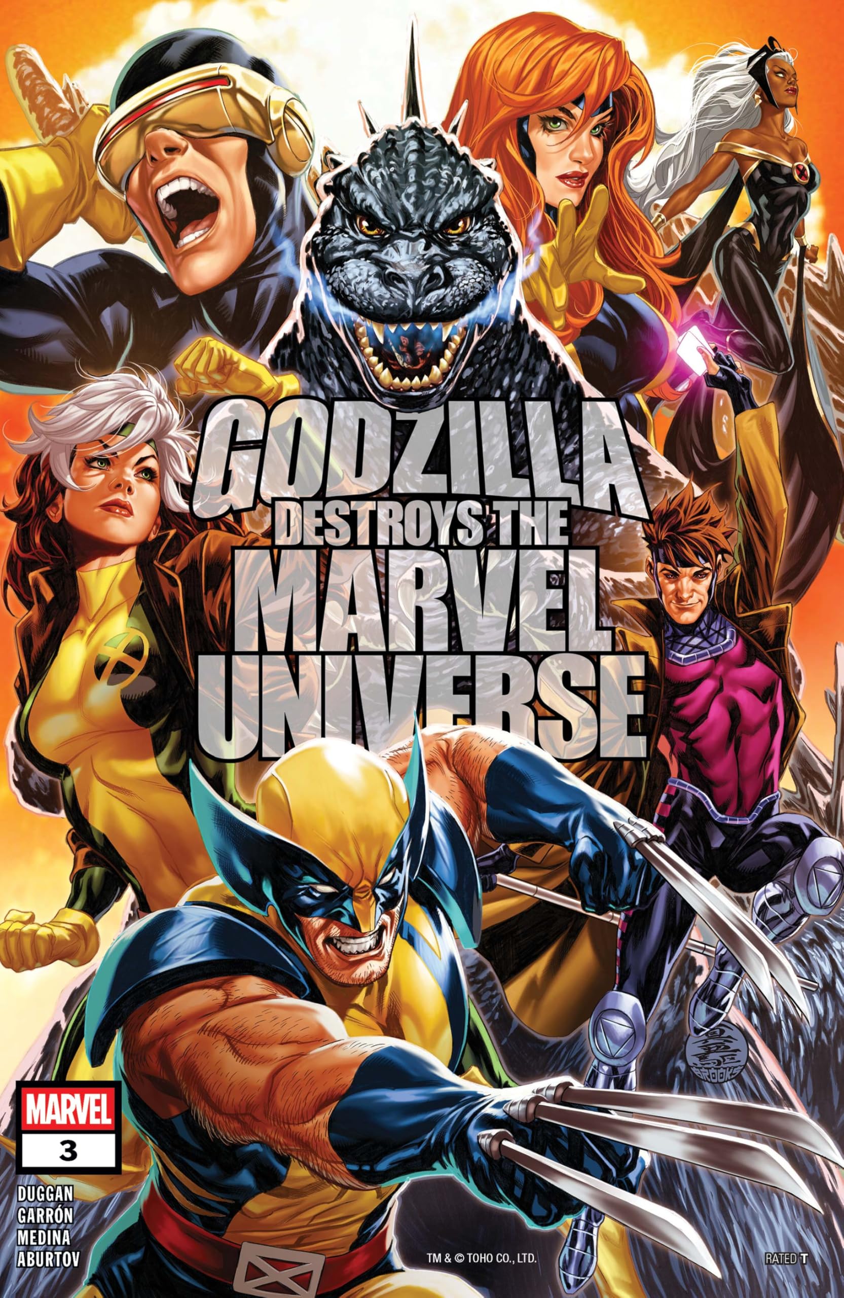 Godzilla Destroys The Marvel Universe (2025) #3 (of 5)