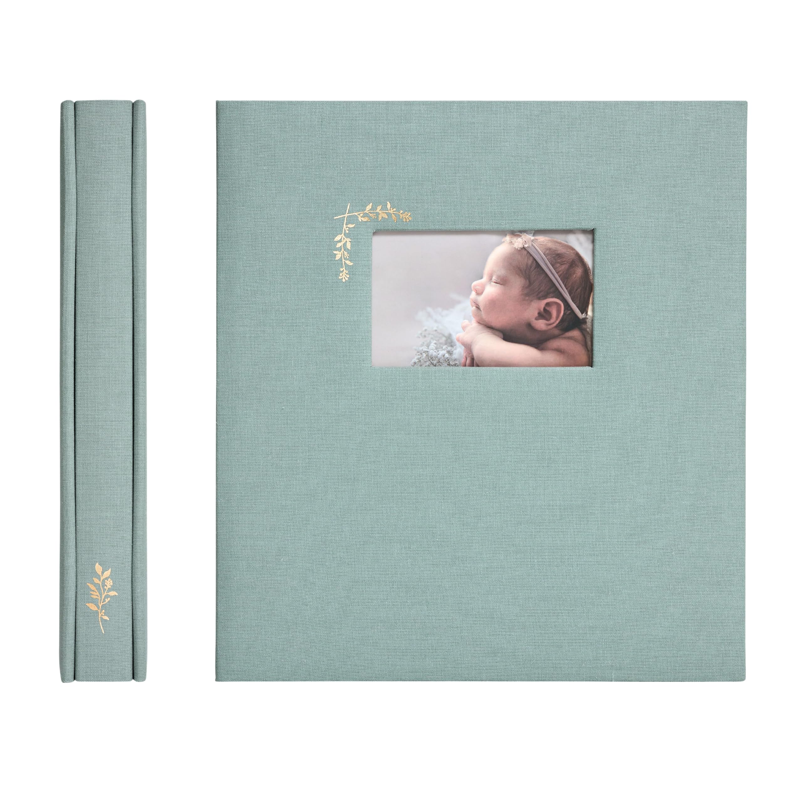 Premium Scrapbook Album – Acid-Free Photo Album with Writing Space – 100 Pages for Size 4x6 – Holds 500 Photos – Wedding, Baby, Travel & Family Memories