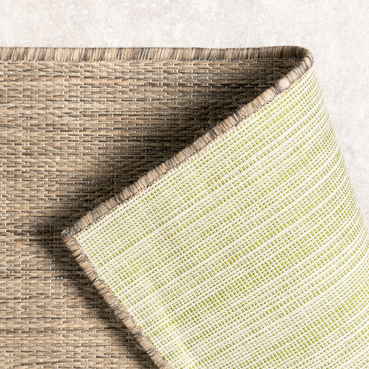 FRAAI | Home & Living Tapis d'extérieur - Malta Melange Naturel - 80x150 cm - Tapis Exterieur Resistant Pluie - Rectangulaire - Terrasse, Jardin, Balcon