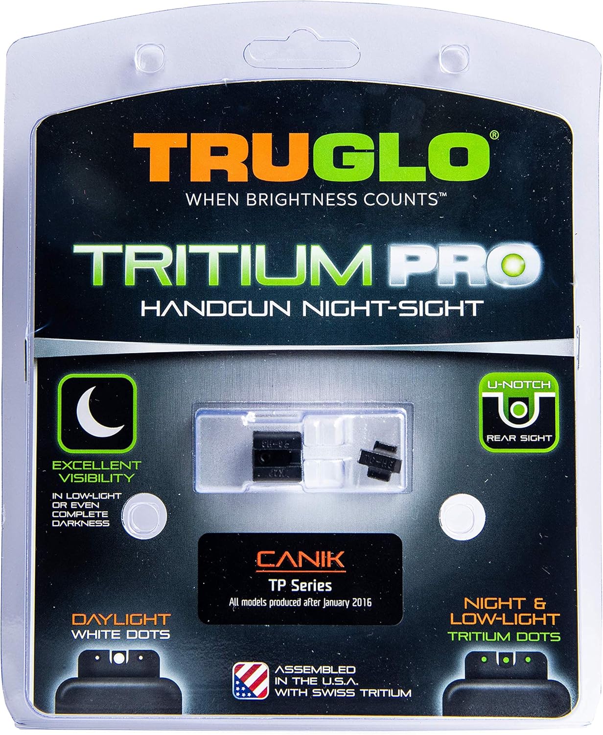 TruGlo Tritium Pro Canik TP9 Set – White
