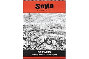 SoHo Urban Artist Softcover Drawing Pad 18x24
