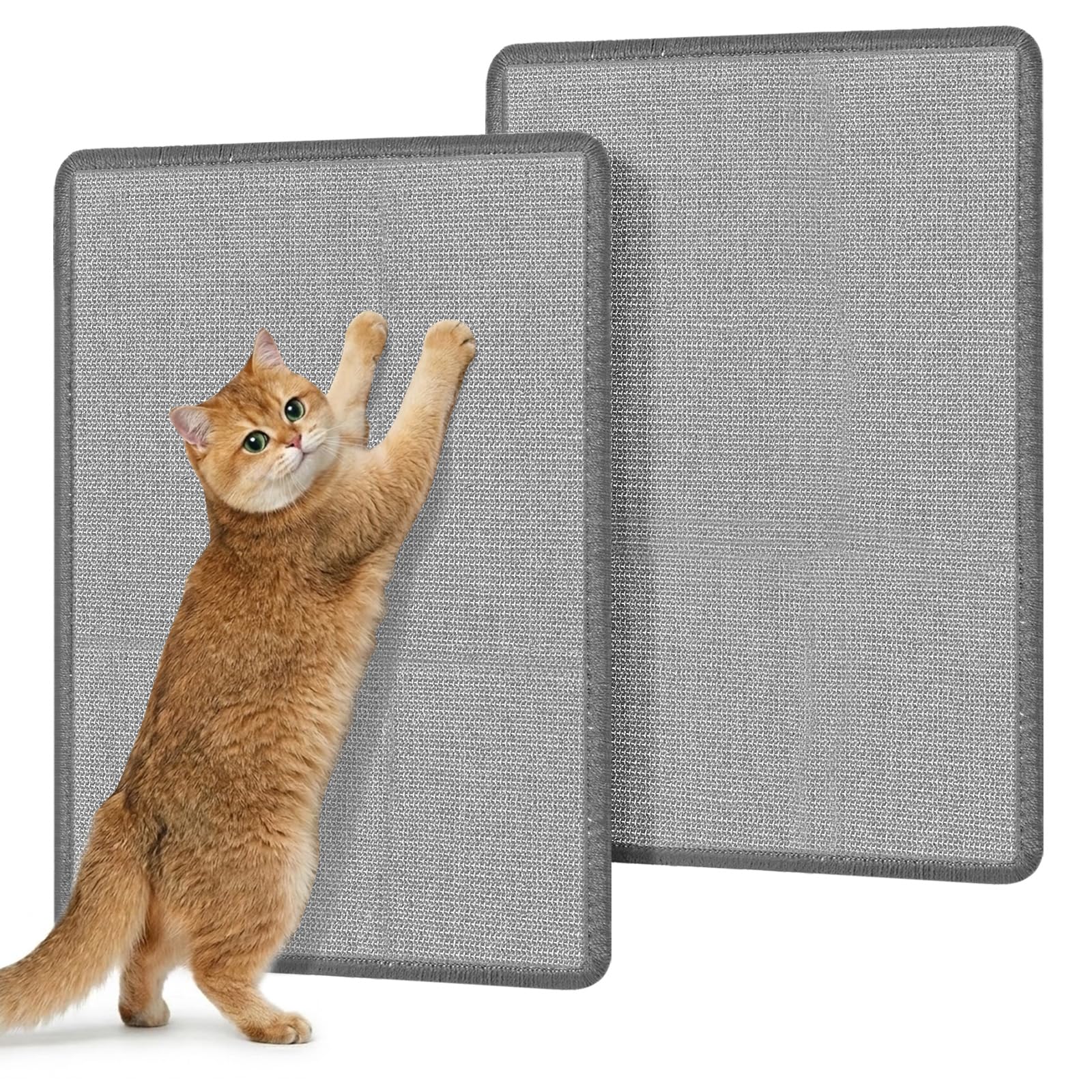 Gimars Grey Sisal Mat 60 * 40cm 2-piece Set JMD02-02