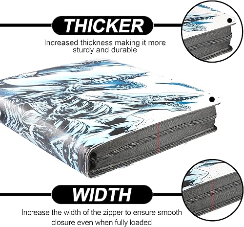 Miniatura 6 de Álbum de tarjetas coleccionables para tarjetas Yu-Gi-Oh libro de 9 bolsillos con mangas compatible con tarjetas Yugioh capacidad para más de 720