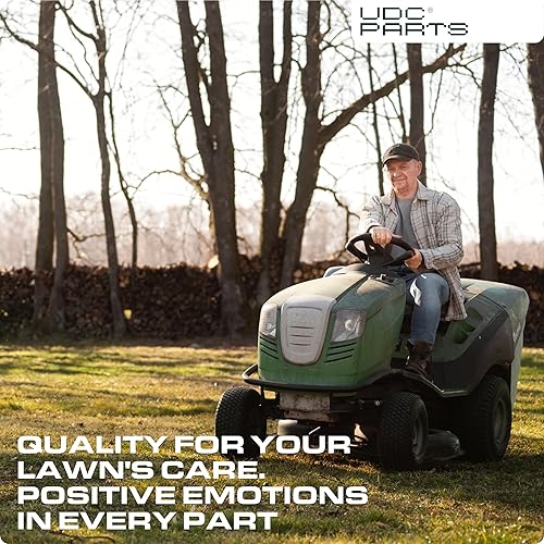 Miniatura 4 de UDC Parts - Cinturón de cubierta de cortacésped GX21395, cable de Kevlar, 161.4 pulgadas, para cubiertas John Deere LA150 D170 190C G110 LA175 E180