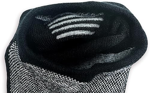 Miniatura 9 de Winterlace 20 pares de calcetines tobilleros de corte bajo para hombre, de algodón, antideslizantes, paquete a granel