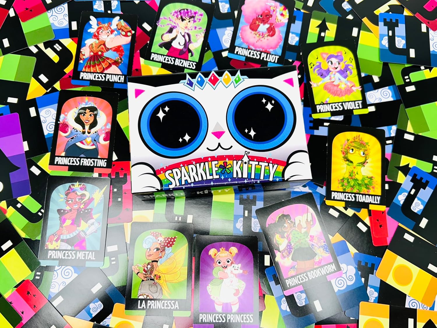 Breaking Games Sparkle Kitty Card Game - Perfect for Party Night - Fast & Fun, 4-8 Players, 13+, Princess Card Game-New