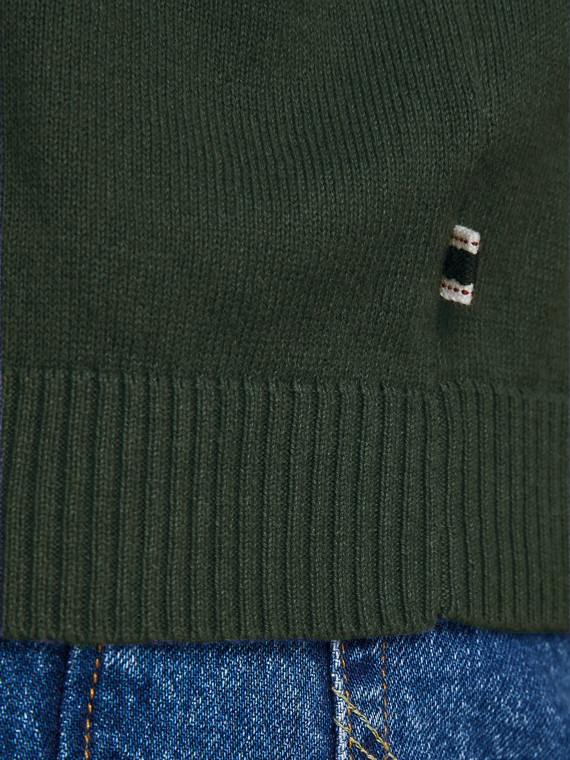 JACK & JONES Male Strickpullover Einfarbig Strickpullover