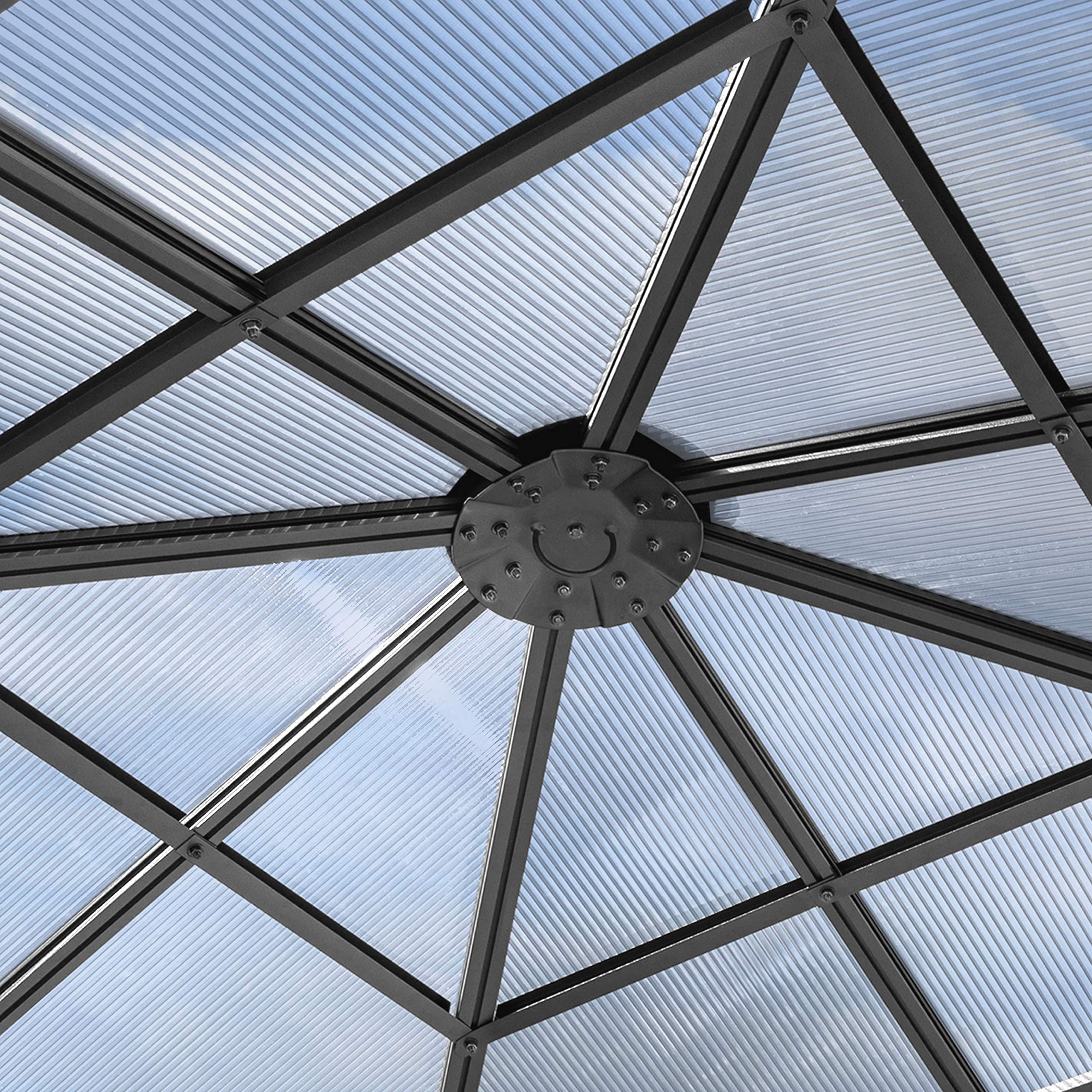 Ersatz-Dachplatten 3x3 m Hardtop ca. 8 mm Polycarbonatplatten für Sunset Deluxe