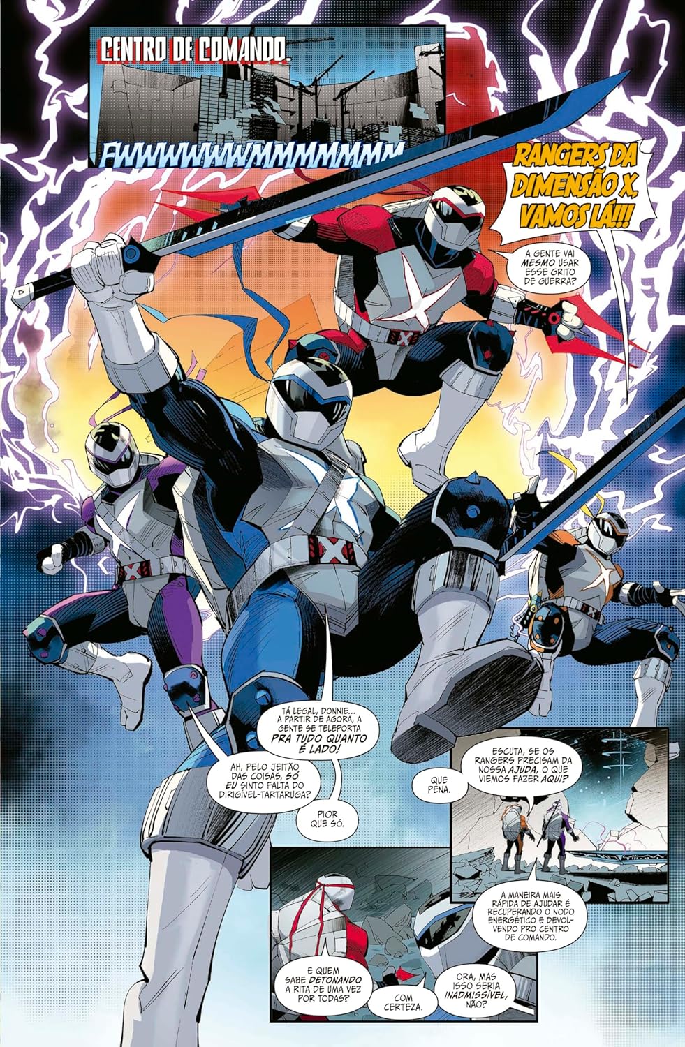 União entre os Power Rangers e as Tartarugas Ninja