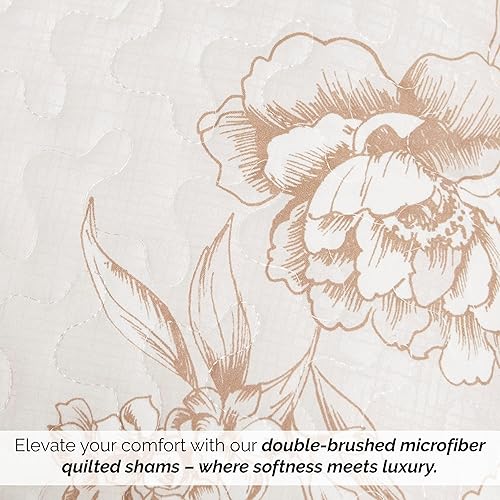 Vista 140 de Fundas Southshore Fine Linens Vilano Springs, para almohada, acolchadas, Microfibra, Pizarra, 20" x 36" 01 - Blanco brillante