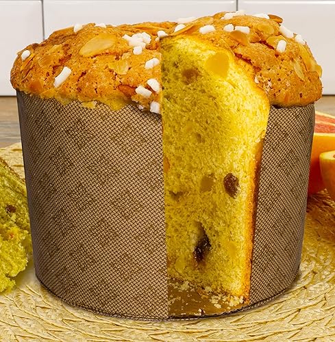 Miniatura 4 de Molde para pan de Pascua  Paquete de 12 moldes de papel Panettone antiadherente grande  Molde para Paska Pascha Panetonne de 5.1 x 3.35 pulgadas