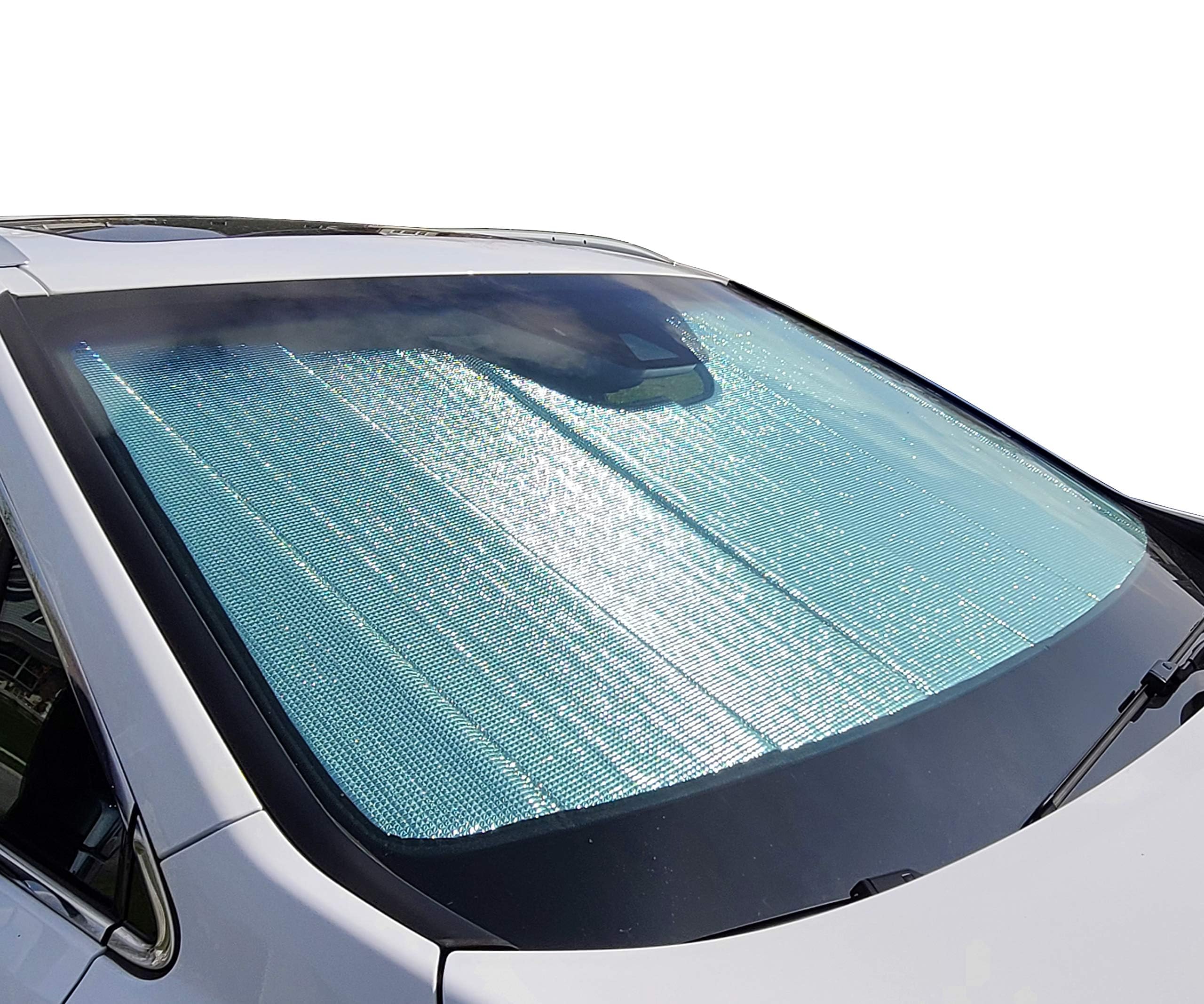 YUEGOO Parasole per Parabrezza Auto per Man TGE (2017+), Pieghevole Auto Parasole Riflettente, Coprisole Anteriore Contro i Raggi UV Auto Interni Accessori,Type-A