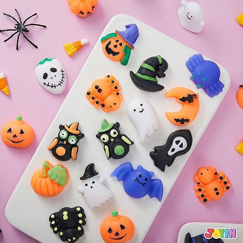 Miniatura 7 de JOYIN 48 juguetes blandos Mochi de Halloween, mini juguete esponjoso, lindo juguete para apretar, alivio del estrés, ansiedad para niños, regalos de