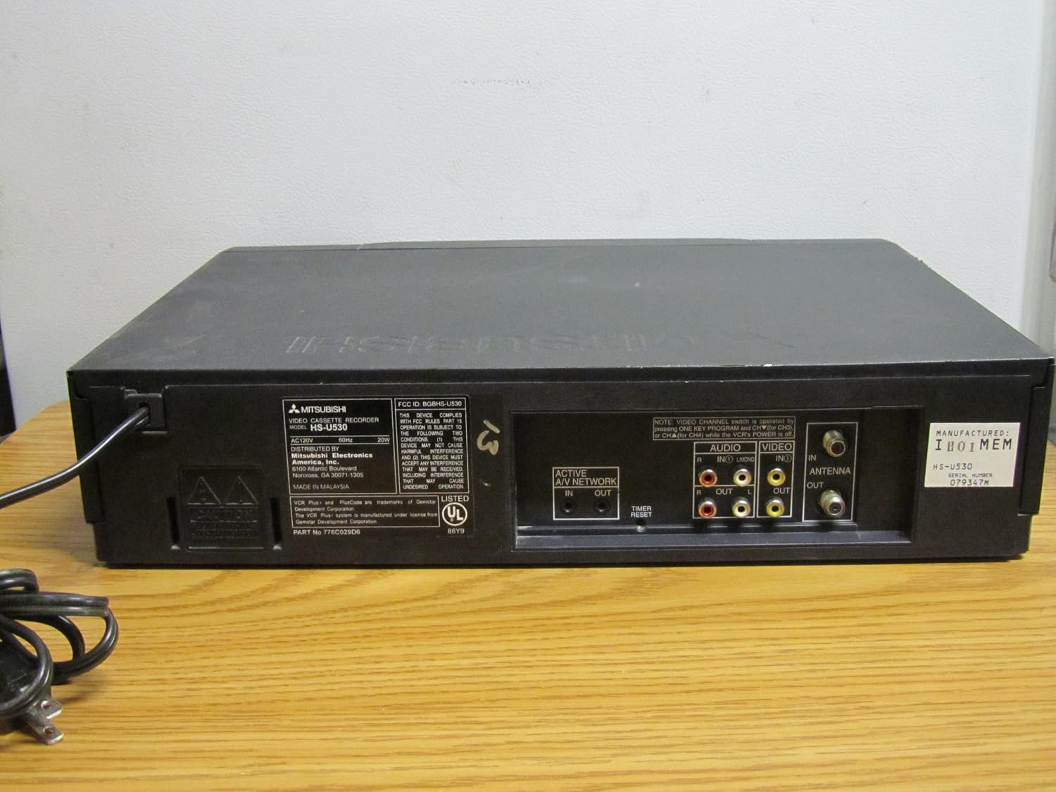 Discount 90% Mitsubishi Hs-u530 Hifr Stereo video cassette recorder Perfectape