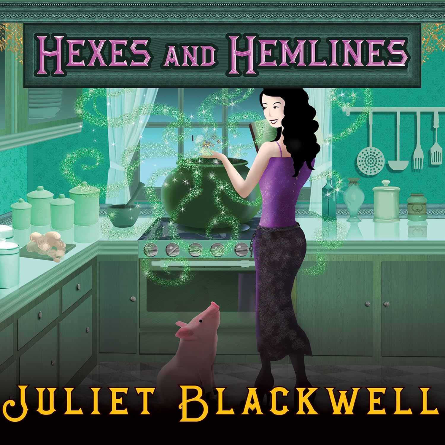 Hexes and Hemlines: A Witchcraft Mystery, Book 3    
	                
	            

                 
                        Audible Audiobook 
                  
                        – Unabridged