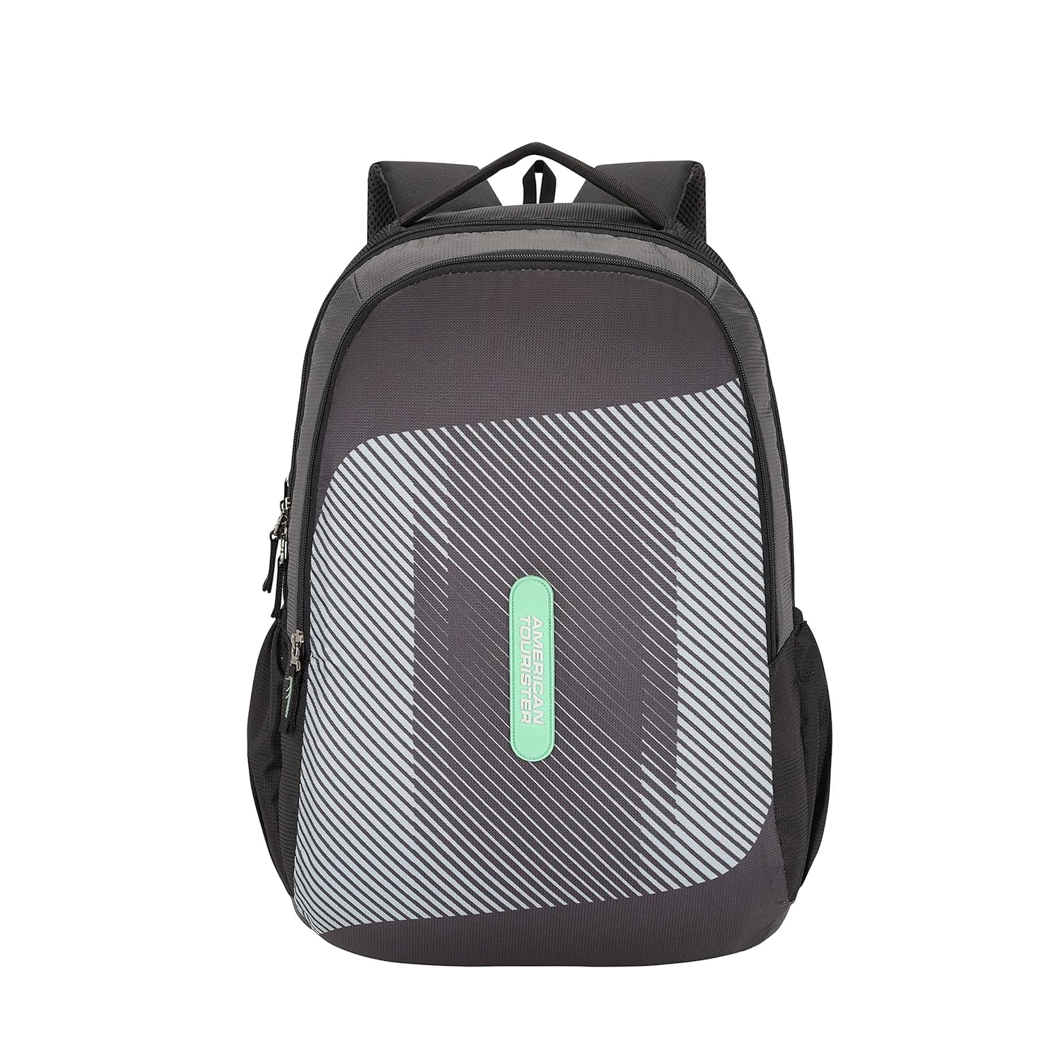 American Tourister Bounce Casual Standard 4 Compartment Backpack 28L Polyester Black-Medium