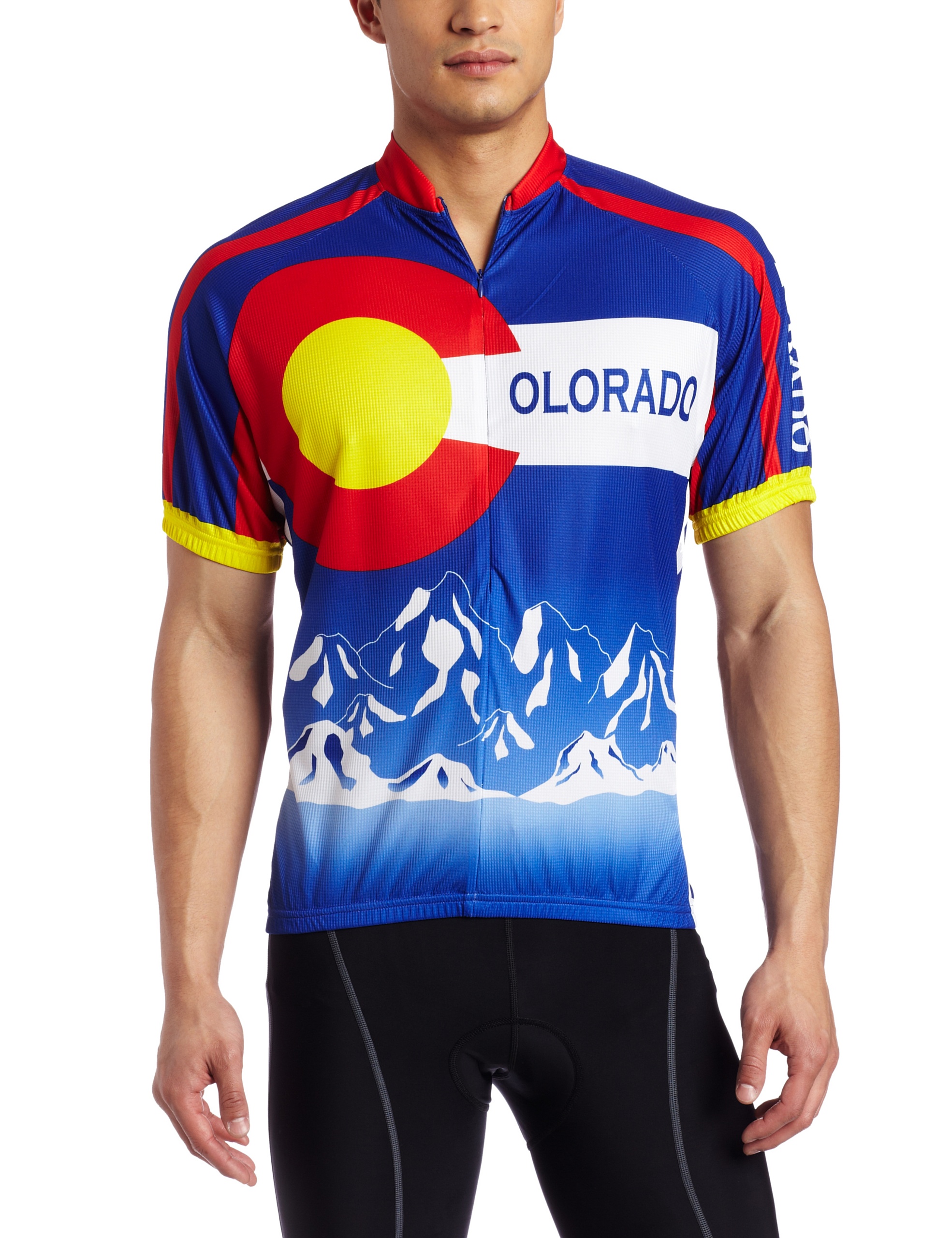 CANARI Men's Souvenir Short Sleeve Cycling/Biking Jersey