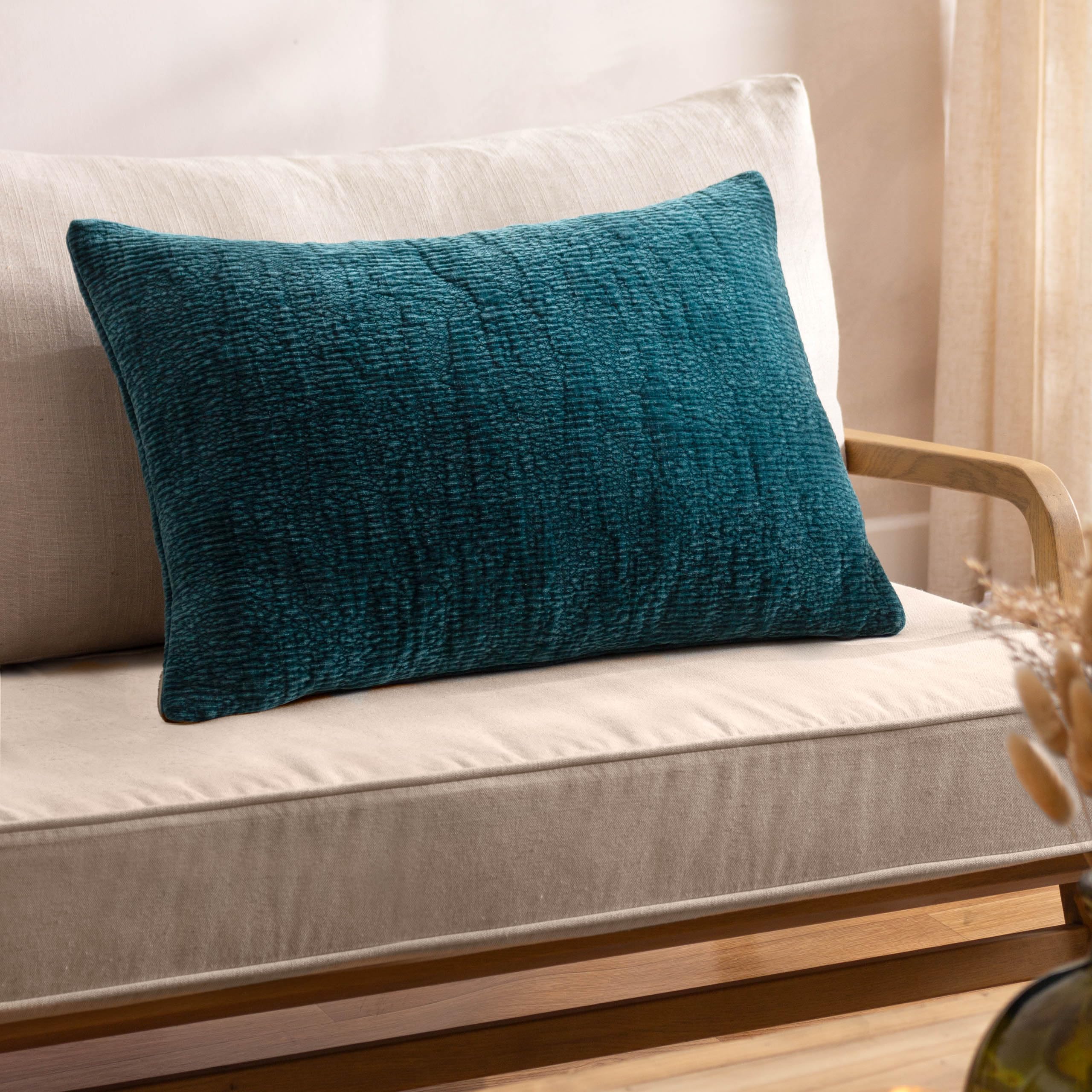 Yard Osaka Chenille Feather Rich Filled Cushion