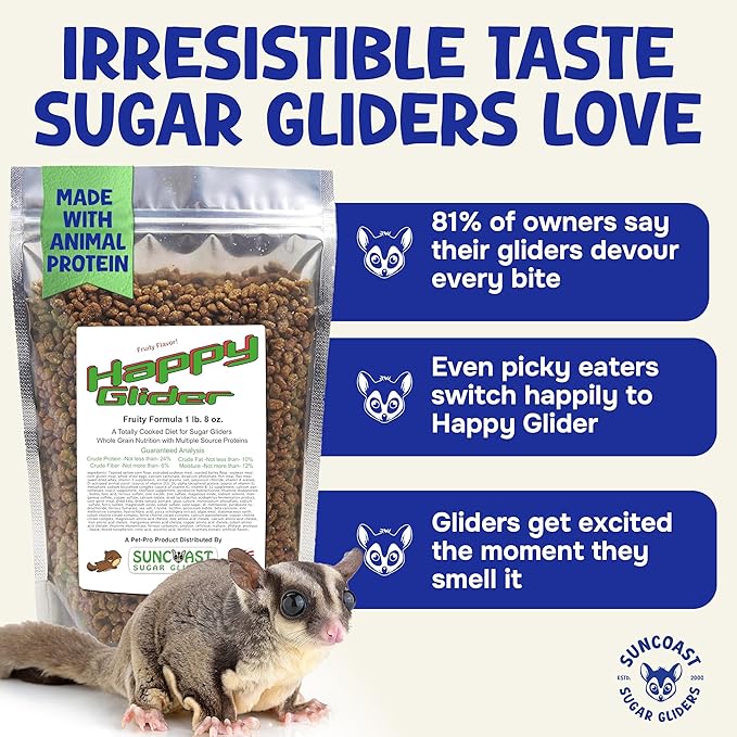 Happy Glider Premium Alimento para Petauro del Azúcar - 1.5 lb miniatura 3