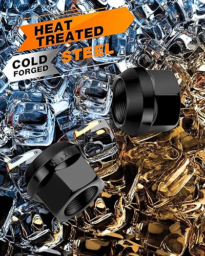 Miniatura 4 de Dynofit Tuercas abiertas M10x1.25 para ATV UTV, 16 tuercas hexagonales de 0.669 in pequeñas abiertas para Polaris Ranger RZR 1000 1000XP 900XP Honda