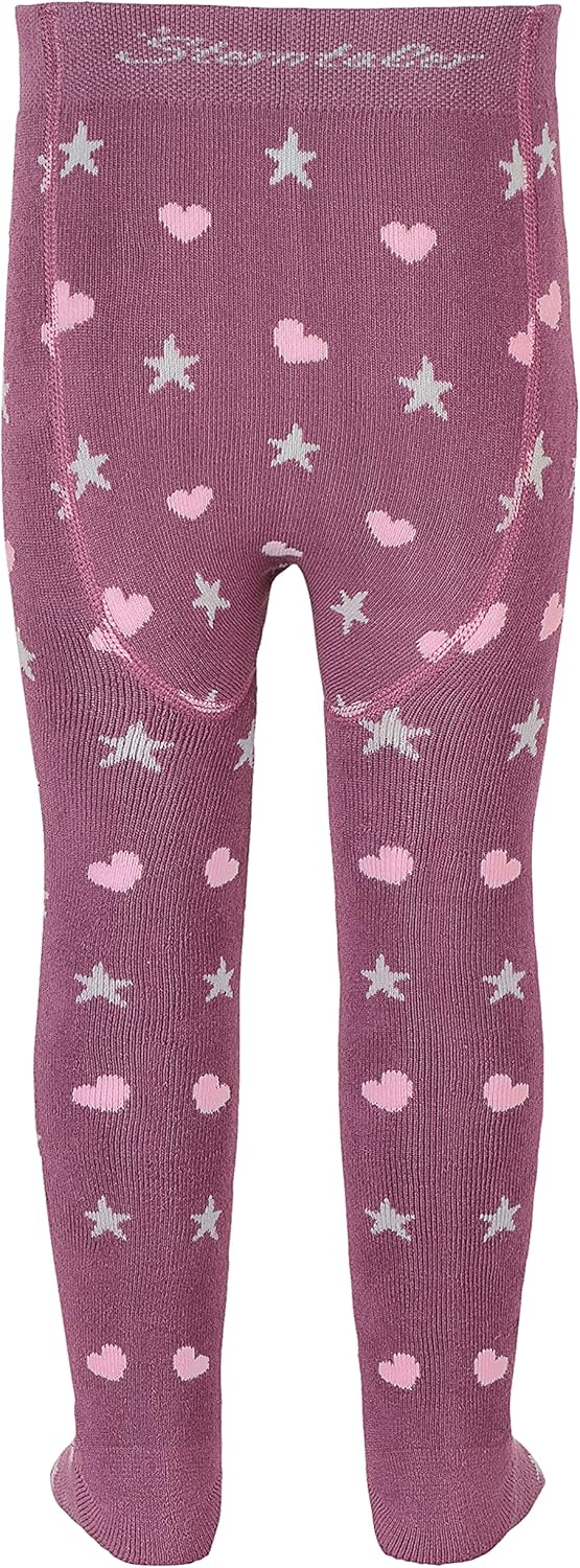 Sterntaler Baby Girls' Hearts Tights