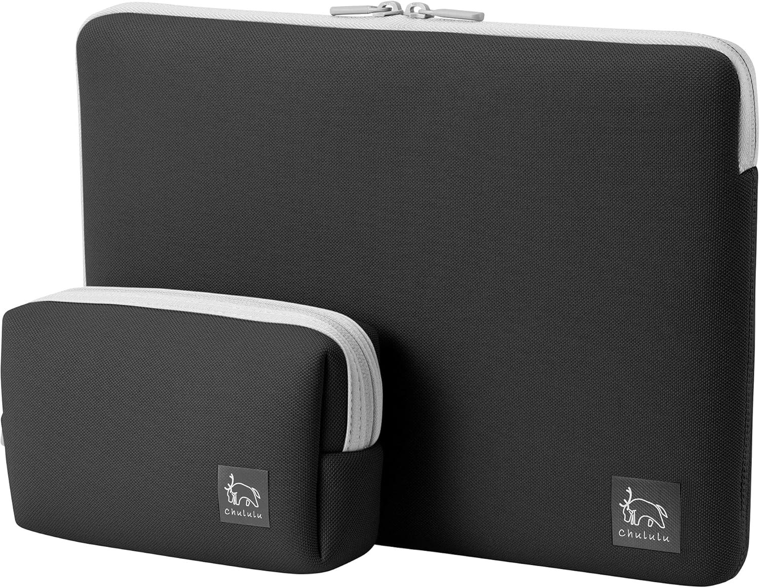 Hakuba HAKUBA Chululu PC Inner Case for 11.6 Inches, Multi Pouch Set, Black, Vertical Storage, AMZSCH-PCP116BK