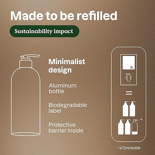 Miniatura 4 de Paquete de champú ATTITUDE para el cabello, verificado por EWG, ingredientes a base de plantas, vegano y libre de crueldad, botella de aluminio