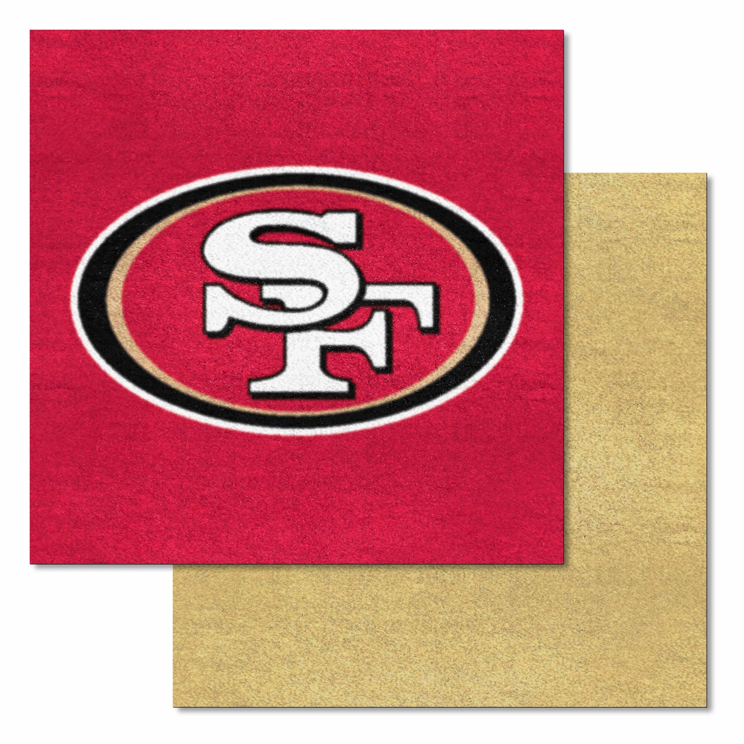 FANMATS San Francisco 49ers Team Carpet Tiles