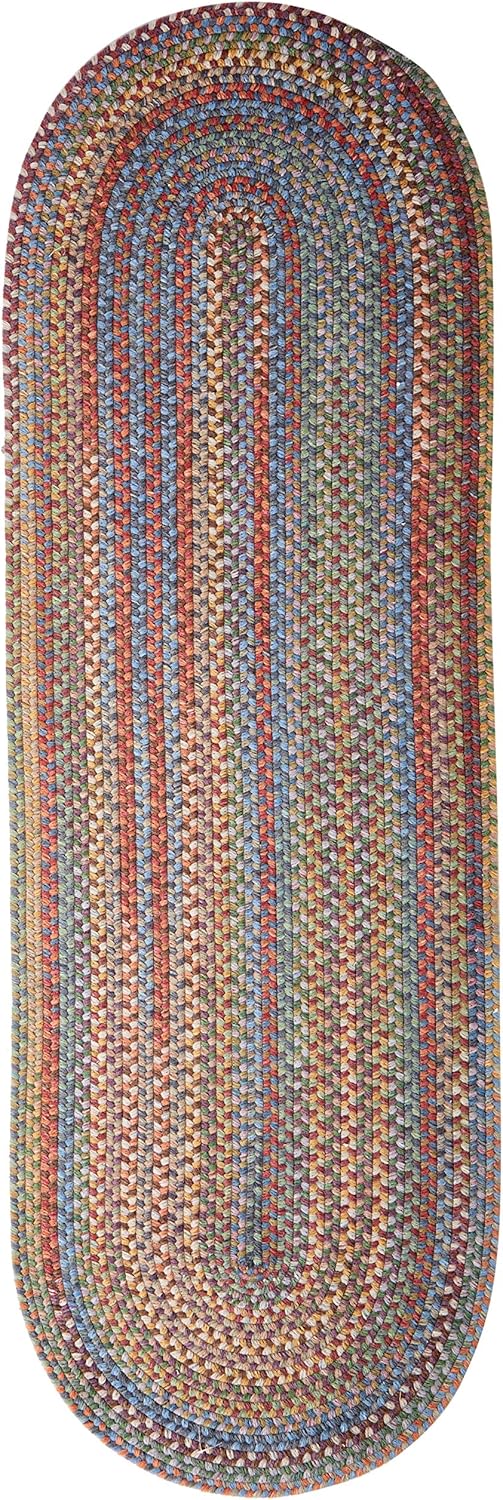 Colonial Mills Rustica Braided Rug, 2 by 8', Classic