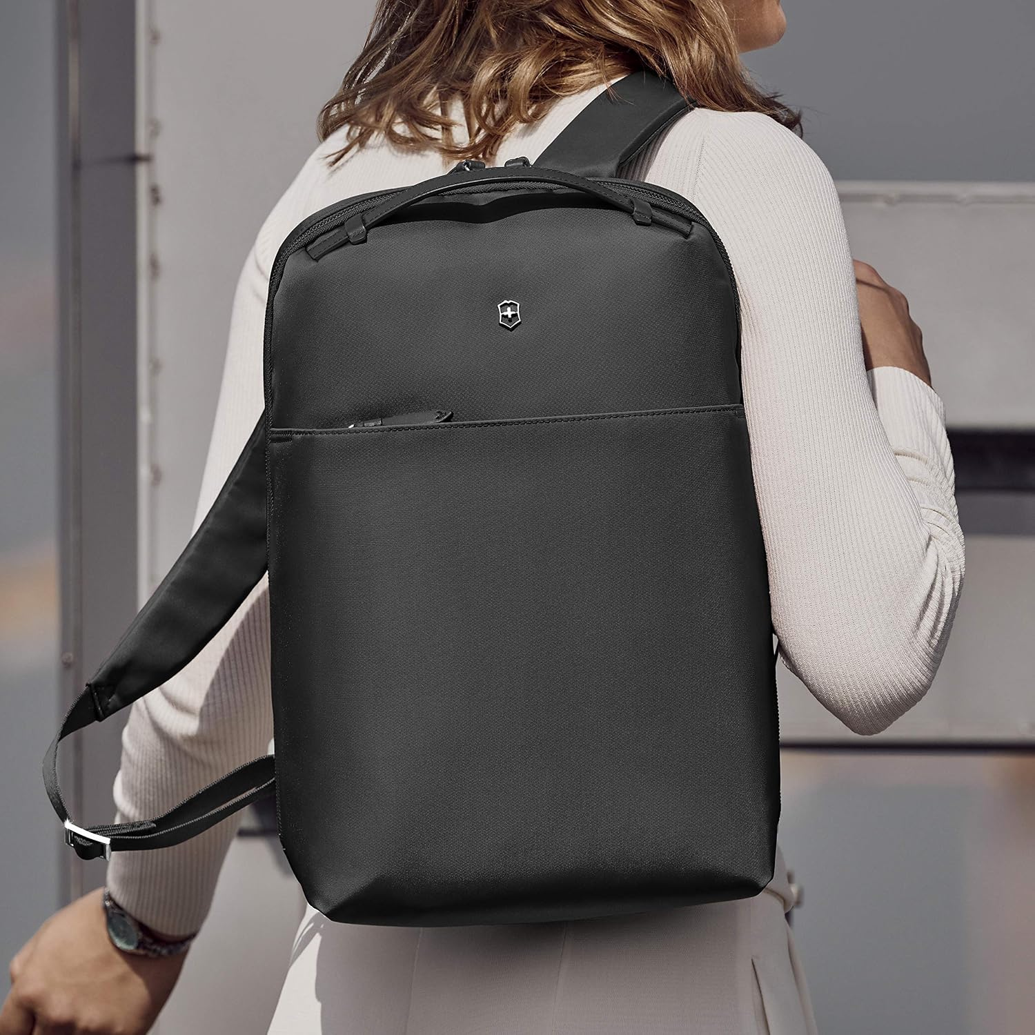 business laptop backpack victorinox Altmont Professional Compact - Tablet & Laptop Bag for Travel Accessories - Computer Backpack Includes Sleek Organizer Main compartment features book Altmont Professional Deluxe Travel Laptop