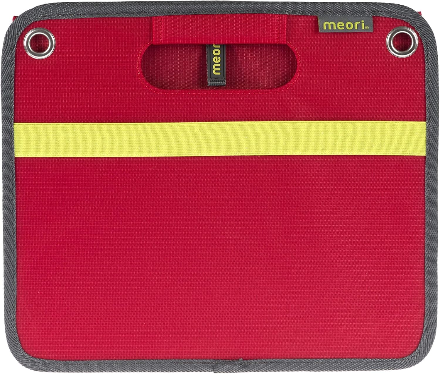 meori A100075 Storage Box, Red, L Size, 12.6 x 10.8 inches (32 x 27.5 x 50 cm), Storage Box, Outdoor, Size