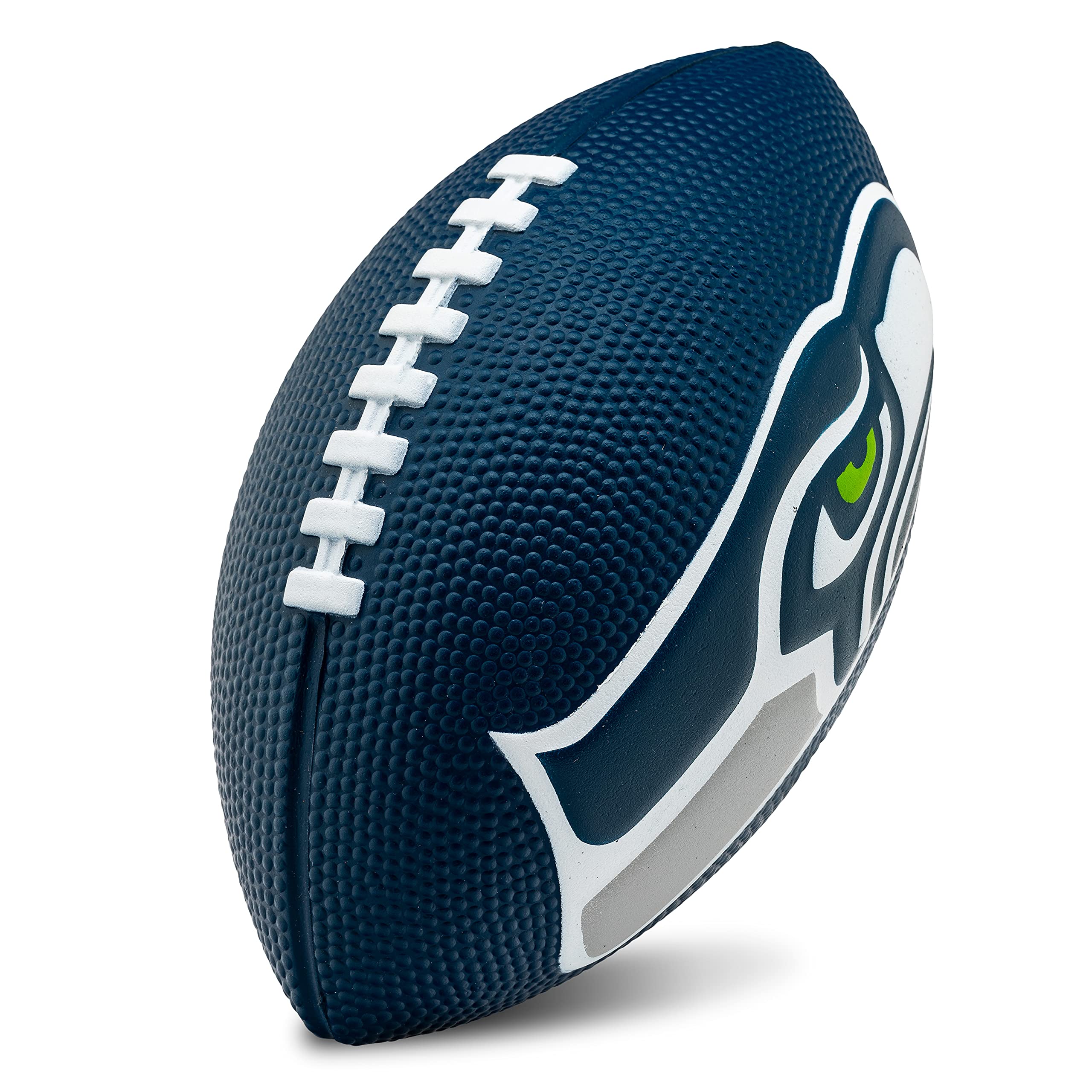 Franklin Sports NFL Football - Kids Foam Football - Soft Junior Size 8.5" Ball with 3D Logos - Perfect for Gameday + Tailgates