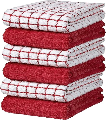 Miniatura 126 de Bumble - Toallas de cocina Toallas de cocina 100% algodón con lazo para colgar, 16 x 28 pulgadas, 380 GSM, juego de toallas de cocina absorbentes