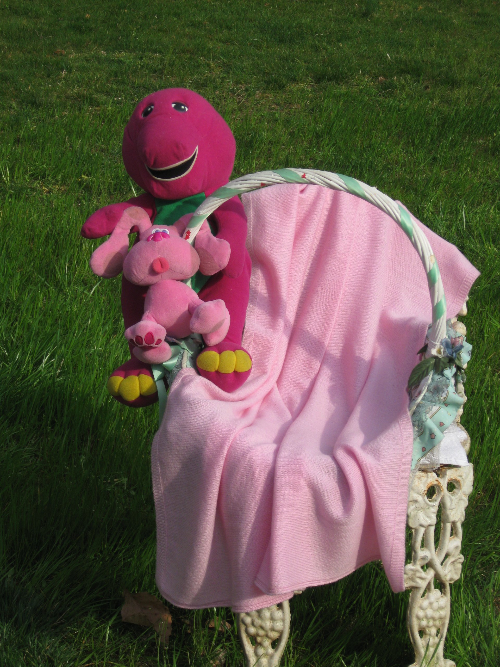 Cashmere Blanket - Baby Gift (Baby Pink)